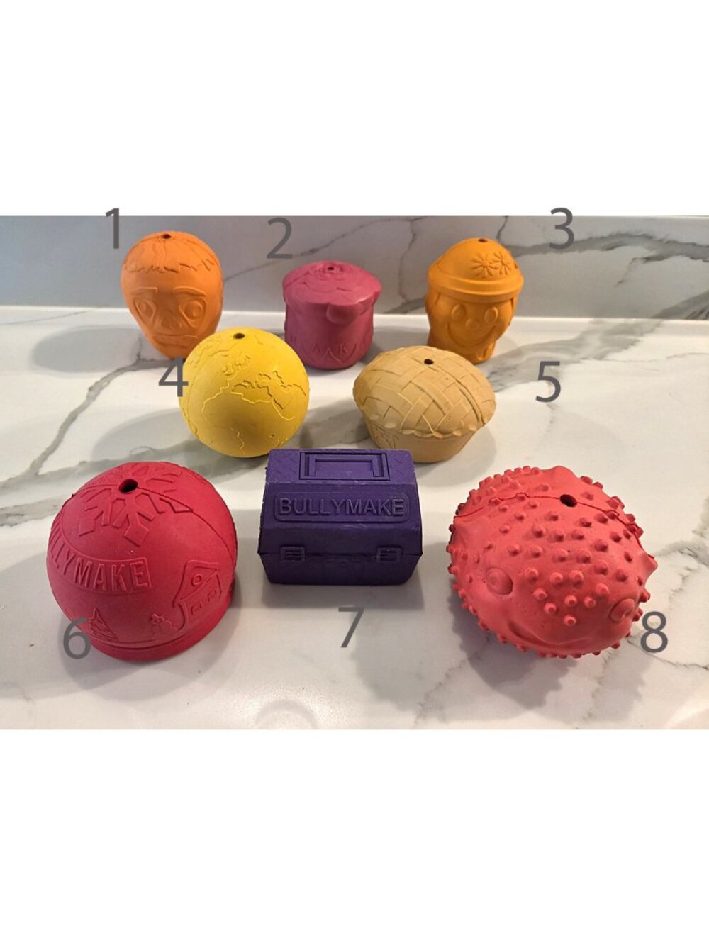 BULLYMAKE Dog Rubber Power Chew Toys - Your Choice - NEW!!